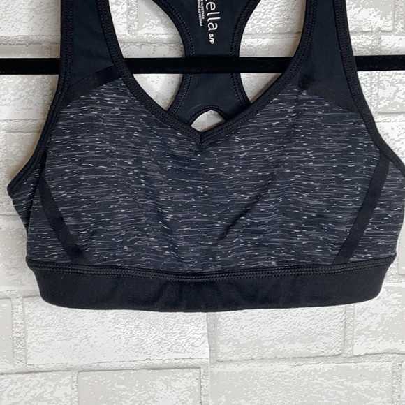 Zella Black Patterned Sports Bra - Picture 3 of 8